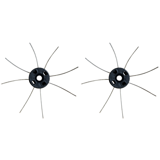 Lot de 2 lames rotofil (câble inox plastifié)