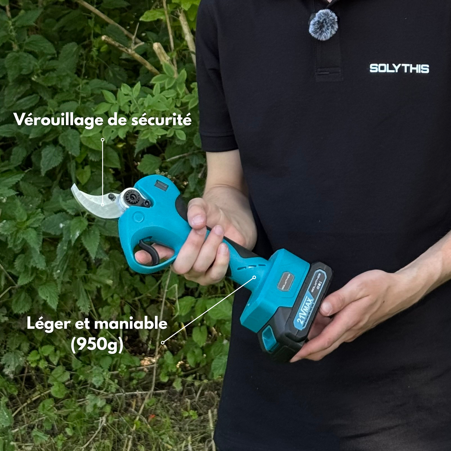 Sécateur électrique sur batterie