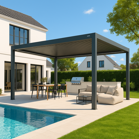 Pergola bioclimatique aluminium Solythis